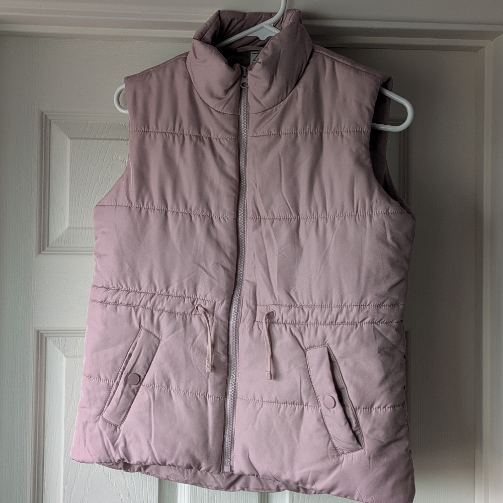 Zella Light Pink Quilted Vest